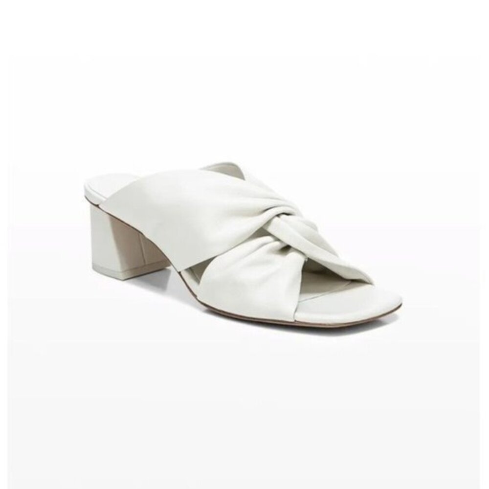 Vince Denise Knot Slide cream leather Sandals Slide size 39